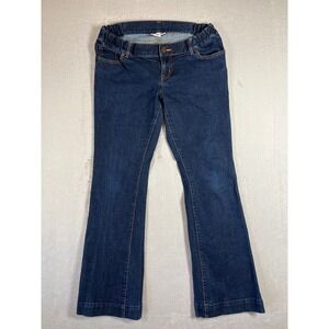 Liz Lange for Target Maternity Jeans Dark Wash Bootcut Size 2 Elastic Waist